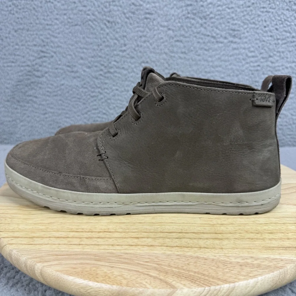 Teva Canyon Life Chukka Mens Size 10.5 Brown Ankle Boot Leather Casual Shoe